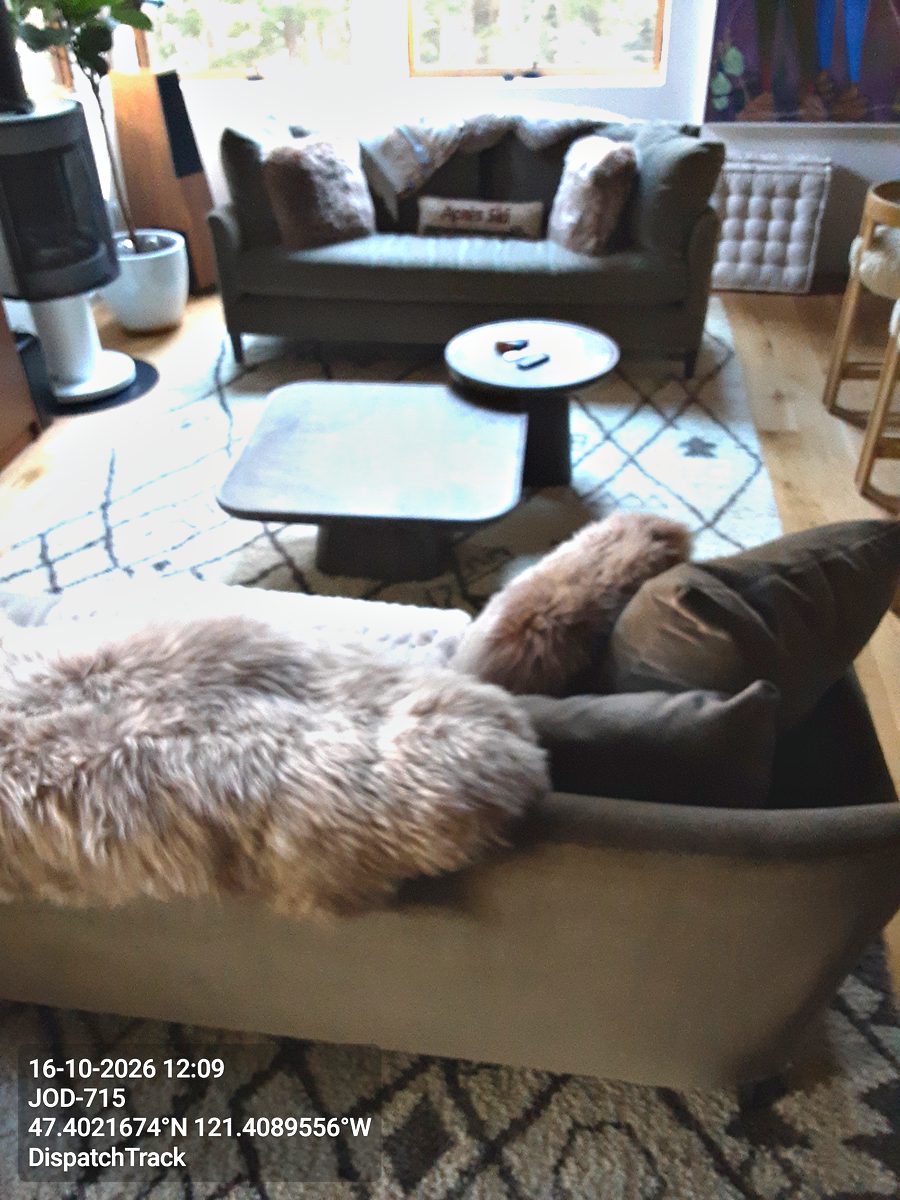 Furniture delivered by Stride Logistics for Kevin in Snoqualmie Pass