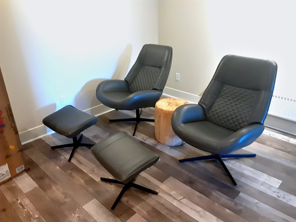 Furniture delivered by Stride Logistics for Ginger in Seattle