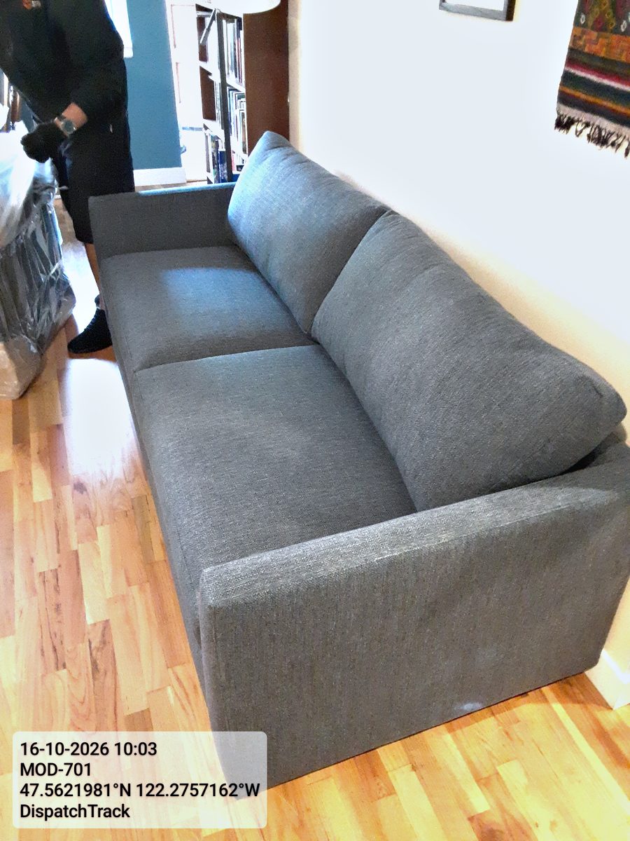 Furniture delivered by Stride Logistics for Carey in Seattle