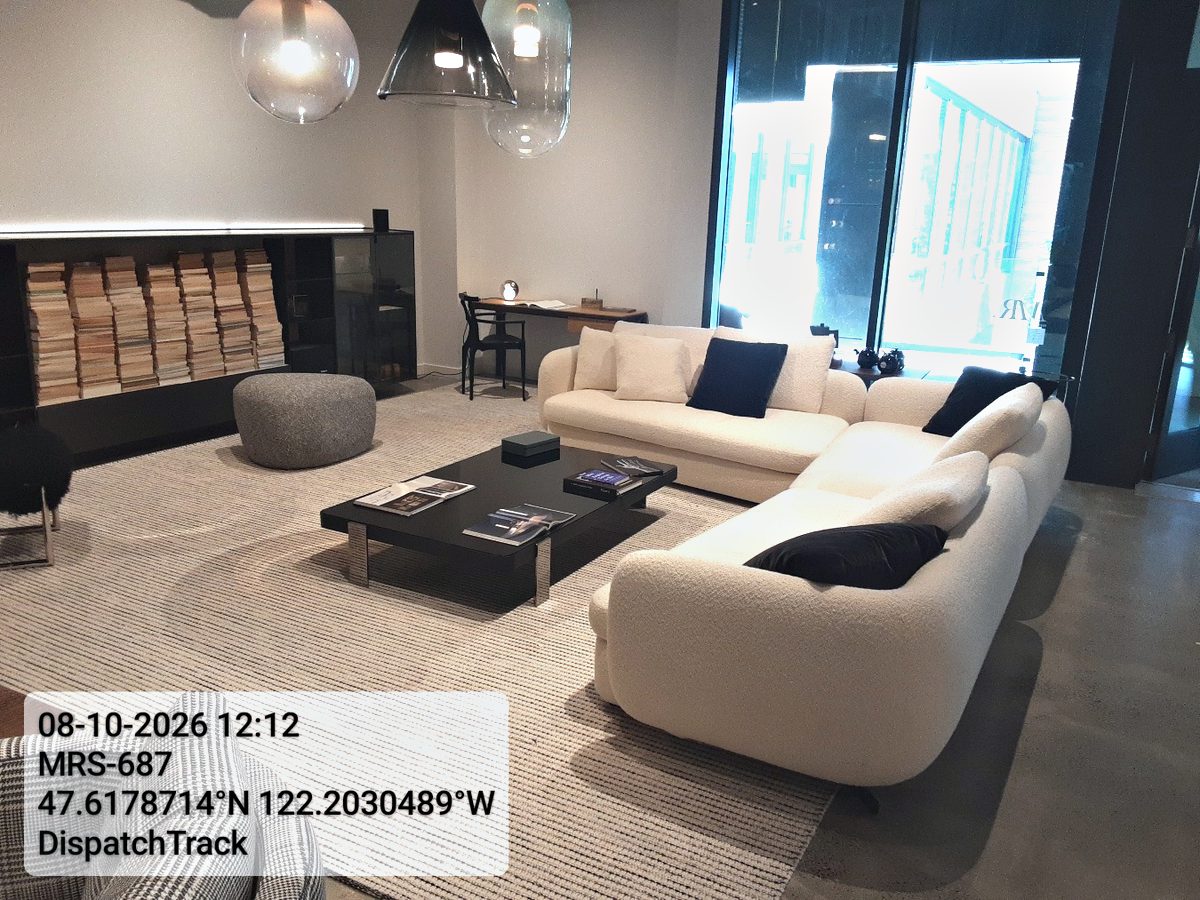 Furniture delivered by Stride Logistics for Mr. in Bellevue